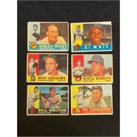 (35) 1960 Topps Baseball Cards