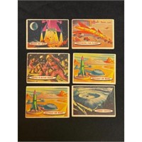 (13) 1958 Topps Space Cards