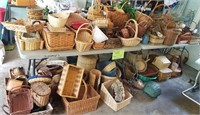 Huge Lot of Wicker Baskets