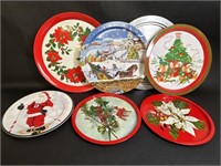 Seven Christmas Themed Platers