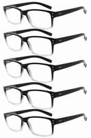 Eyekepper 5 Pack Reading Glasses for Men Spring Hi