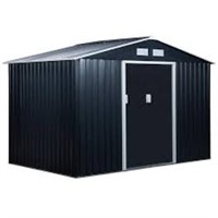 Outsunny 6 Ft. X 9 Ft. X 6 Ft. Metal Utility Shed