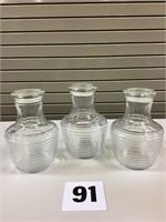 Beehive Glass Carafes