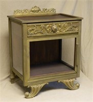 French Empire Style Brass Side Cabinet.