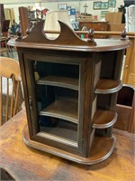 Vintage small display cabinet