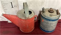 Vintage Oil Can And Watering Can