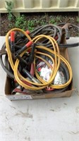 4 sets of jumper cables , one looks new