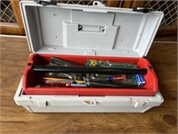 Craftsman Plastic Tool Box w/tray & lots of tools