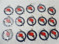 Lot of 15 Badger State Games Silver Medals