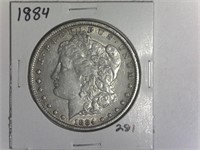 1884 Morgan Silver Dollar