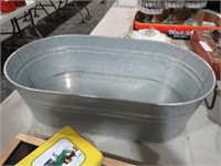 GALVANIZED OVAL TUB