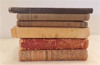 (6) VINTAGE BOOKS FROM 1894, 1882, 1926...