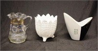 Coalport white vase