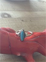 Sz 7 1/2 Sterling Ring 1980’s New with Tags