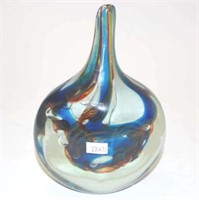 Murano Sommerso swirl glass vase