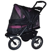 Pet Gear NV No-Zip Pet Stroller Rose