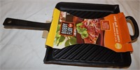 NEW Bobby Flay 10-1/2" Cast Iron Grill Pan