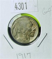 1917 Buffalo Nickel G4 Condition