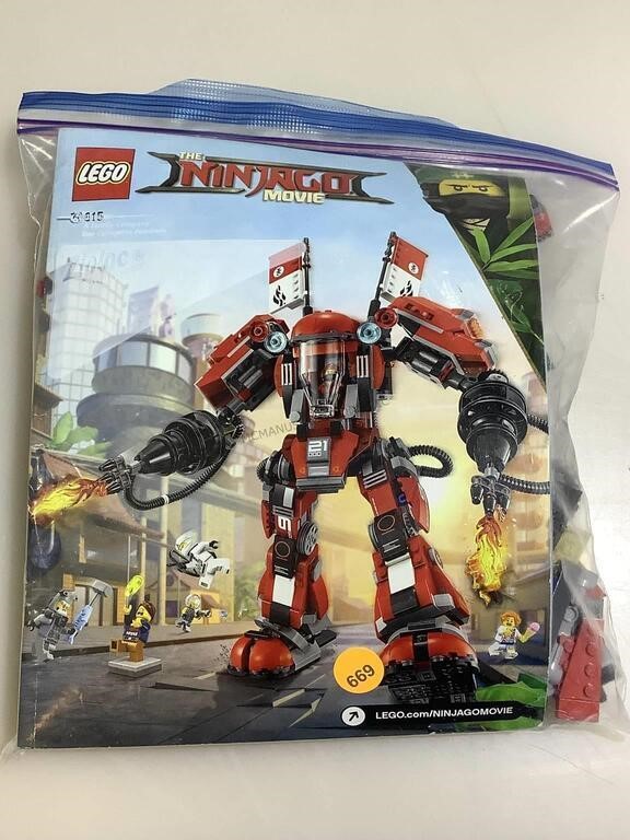 Bagged Lego Kit with manual. No box. Ninjago