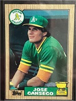 1987 TOPPS ALL-STAR ROOKIE #620 JOSE CANSECO