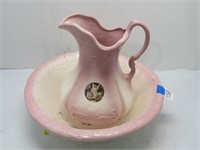 wash bowl and pitcher