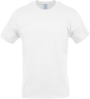 Mens Crew T-shirts 3Pcs  XL-White