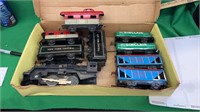 Vintage tin train set