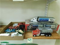 (2) 1/64 Swiss Valley IH 8600 w/ Pup Trailers -