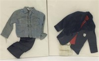 2 Hand Sewn Doll Outfits, Denim & Victory Dance