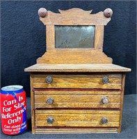 Childs Toy Oak Dresser