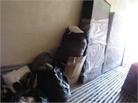 King Bed and Assorted Linens, Blankets, Pillows, E