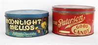 TWO VINTAGE TINS