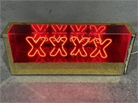 XXXX Neon Light Box - 650 x 270