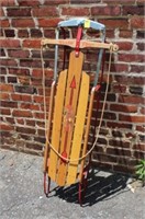 Vintage Flexible Flyer Snow Sled 51' long