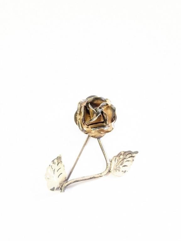 .980 Silver Vintage Brooch  O