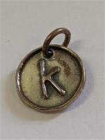 Sterling (K) Pendant/Charm    H