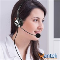 Wantek USB Headset with Mic Noise Cancelling &