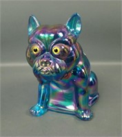 Rosso Iridised Sapphire Bull Dog Door Stop