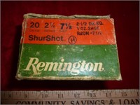 Remington 20ga No. 7 1/2 Shot Shells - 25rds