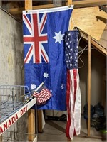 American & Australian Flags/Windsock