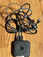 Apple TV Streaming Device w Cords shown