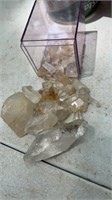 Crystals and rocks