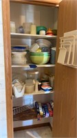 Tupperware and plastic food storage