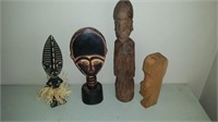 Vintage Tribal Carvings