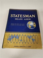 Statesman Stamp Album W/Contents
