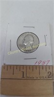 1937 Silver Quarter