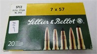 20 Rounds 7x57 Rifle Ammo - NO SHIPPING