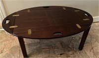 Butler Tray Coffee Table w/Flip Down Sides