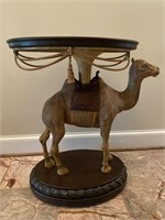 Unique Handcrafted Wooden Camel Side Table