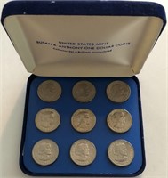 Susan B Anthony 9-Coin Collection